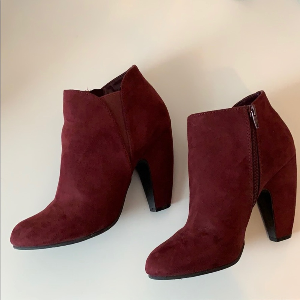 Candie’s Burgundy Bootie